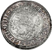 1 Horngroschen - Ernest, Albert and William III Colditz, Germany, 1465 reverse image