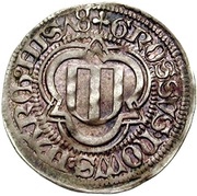 1 Spitzgroschen - Ernest, William III, and Albert Zwickau, Germany, 1478 reverse image