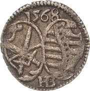 1 Pfennig - August I obverse image