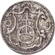1 Pfennig - Christian II, John George I and August, Germany, 1609 reverse image