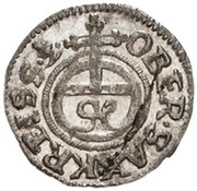 1 Pfennig - John George II, Germany, 1662-1667 reverse image