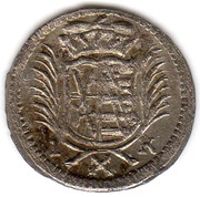 1 Pfennig - John George III obverse image
