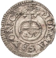 1 Pfennig - Frederick August I, Germany, 1708-1709 reverse image
