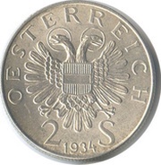 2 Schillings Death of Engelbert Dollfuss obverse image