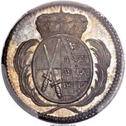 1 Pfennig - Frederick August III Silver pattern strike obverse image