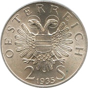 2 Schillings Death of Karl Lueger obverse image