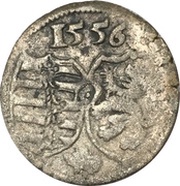 1 Dreier - August I, Germany, 1553-1558 reverse image