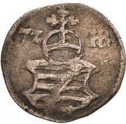 1 Dreier - August I, Germany, 1572 reverse image