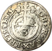 3 Pfennig Dreier - John George II, Germany, 1656-1665 reverse image