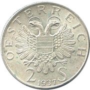 2 Schillings St. Karl Church obverse image