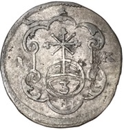 1 Dreier - John George III, Germany, 1690-1691 reverse image