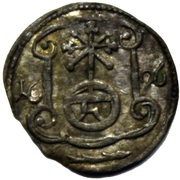 3 Pfennige - Frederick August I, Germany, 1695-1696 reverse image