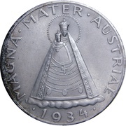 5 Schilling, Austria, 1934-1936 reverse image