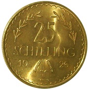 25 Schilling reverse image