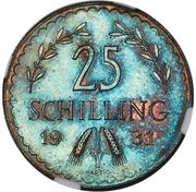 25 Schilling Trial strike reverse image