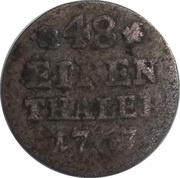 1⁄48 Thaler - Frederick August II, Germany, 1761-1763 reverse image