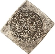 3 Kreuzers - John George I Klippe, Germany, 1621 reverse image