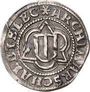 1 Spitzgroschen - Moritz, Germany, 1547-1553 reverse image