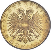 25 Schilling obverse image
