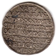 1 Groschen - John George I Death, Germany, 1656 reverse image