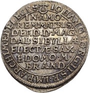 1 Groschen - John George II Death obverse image