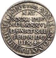 1 Groschen - John George II Death, Germany, 1659 reverse image