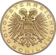 100 Schilling obverse image
