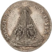 1 Groschen - John George IV Death, Germany, 1694 reverse image