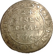 1⁄24 Thaler - Frederick August I, Germany, 1694-1699 reverse image