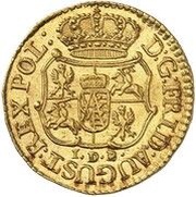 1⁄24 Thaler - Frederick August II Gold pattern strike obverse image