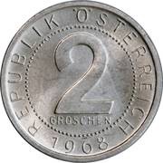 2 Groschen reverse image