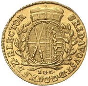 1⁄24 Thaler - Frederick August III Gold pattern obverse image