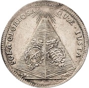 2 Groschens - John George IV Death, Germany, 1694 reverse image