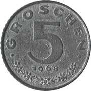 5 Groschen reverse image