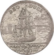 2 Groschens - Frederick August I Death, Germany, 1717 reverse image