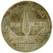 2 Groschen - Frederick August I Death, Germany, 1727 reverse image