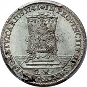 2 Groschen - Frederick August II, Germany, 1741-1742 reverse image
