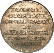 2 Groschens - Frederick August II Marriage obverse image