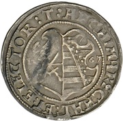 ⅛ Thaler - August I, Germany, 1567 reverse image