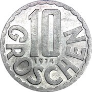 10 Groschen reverse image