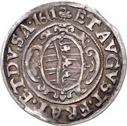 ⅛ Thaler - Christian II, John George I and August, Germany, 1611 reverse image