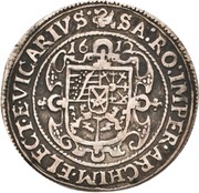 ⅛ Thaler - John George I and August Vicariat, Germany, 1612 reverse image