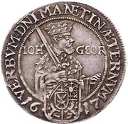 ⅛ Thaler - John George I Centenary of the Reformation obverse image