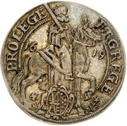 ⅛ Thaler - John George I Vicariat obverse image