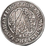 ⅛ Thaler - John George I, Germany, 1624-1656 reverse image