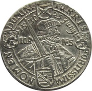 ⅛ Thaler - John George I Augsburg Confession, Germany, 1630 reverse image