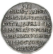 ⅛ Thaler - John George I Death, Germany, 1656 reverse image