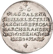 ⅛ Thaler - John George III Death obverse image