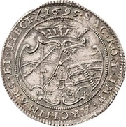 ⅛ Thaler - Frederick August I, Germany, 1694-1697 reverse image