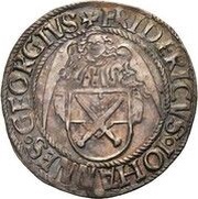 1 Schreckenberger "Engelsgroschen" - Frederick III, John, and George obverse image